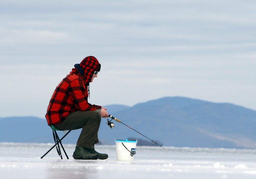 ice fishing