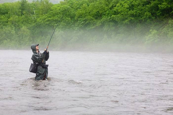 Fishing in the Rain