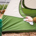 how to clean tent